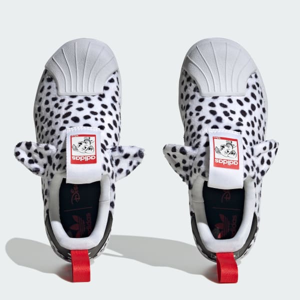 Bianco Scarpe adidas Originals x Disney 101 Dalmatians Superstar 360 Kids