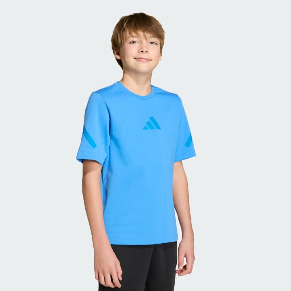 Blue adidas Z.N.E. Tee Kids
