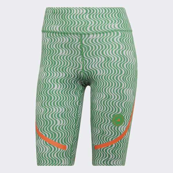 Green adidas by Stella McCartney TruePurpose Printed Cycling Tights RB245