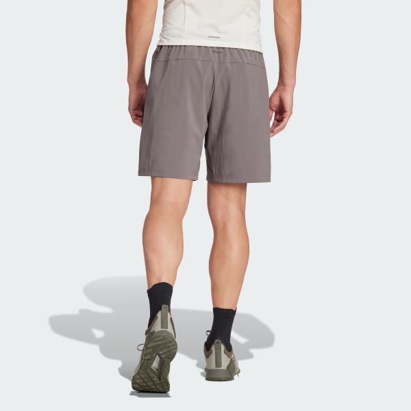 Brown Designed for Training Workout Shorts