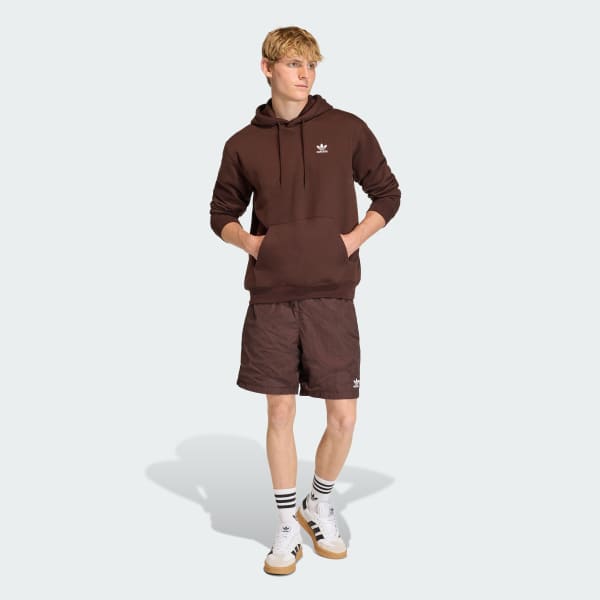 Braun Trefoil Essentials Gewebt Shorts