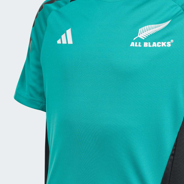 Verde T-shirt Performance dos All Blacks — Criança