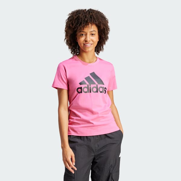 ruzová Tričko LOUNGEWEAR Essentials Logo