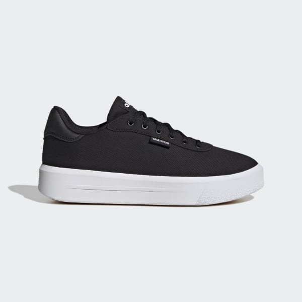 adidas Court Platform CLN Shoes - Black | Women's Lifestyle | adidas US