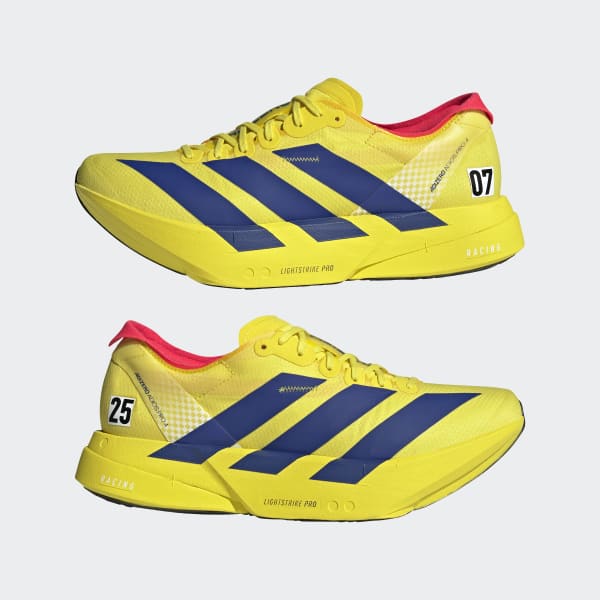 ADIZERO アディオスプロ4 イエロー　28センチ adidas Adizero Adios Pro 4 Yellow Navy Men's - JR6373 - US