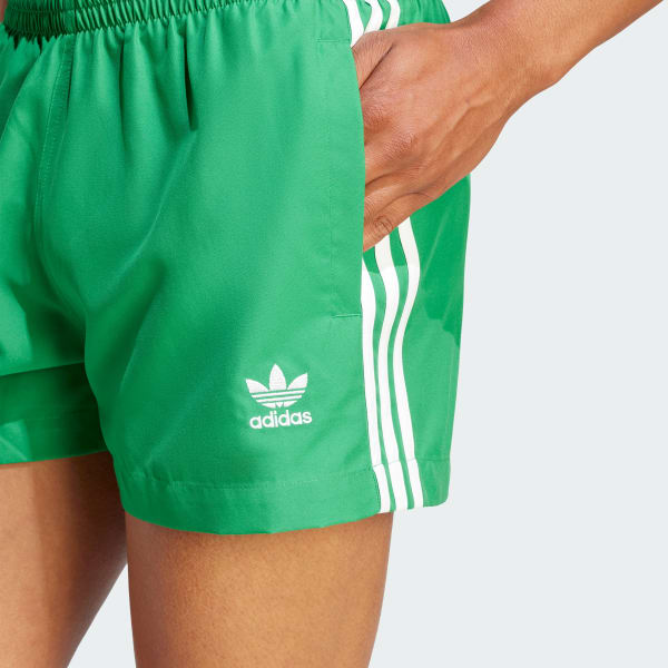 Triatleet Victor Malawi adidas Originals Adicolor 3-Stripes Korte Zwemshort - groen | adidas Belgium