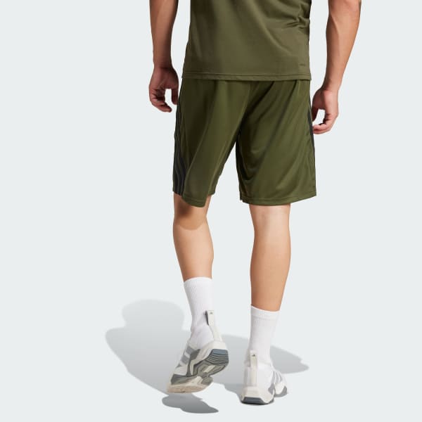 Train Essentials Piqué 3-Stripes Training Shorts