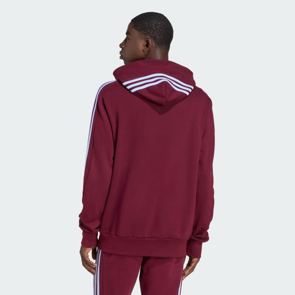 adidas Aston Villa FC DNA Hoodie Burgundy Free Shipping with