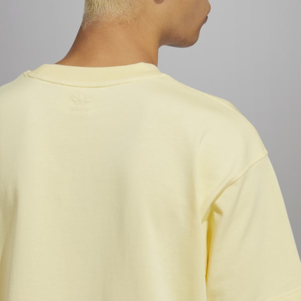 Gul Pharrell Williams Basics T-skjorte (unisex) SV454