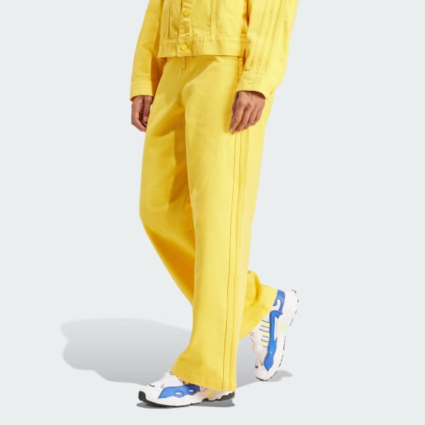 adidas Kseniaschnaider 3-Stripes Dyed Jeans - Yellow | Free