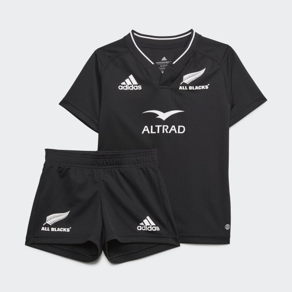 Sort All Blacks Rugby Replica Home Mini Kit