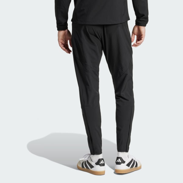 Black Real Madrid Tiro 25 Competition Vis Tech Travel Pants