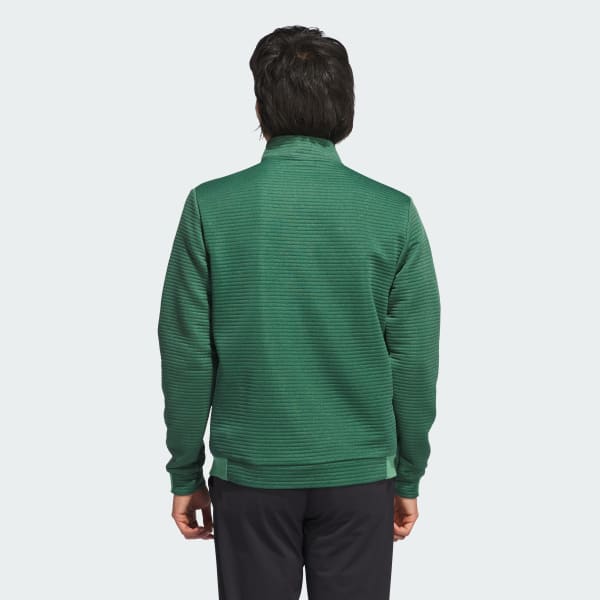 Green Ultimate365 Dwr Textured Quarter Zip Pullover