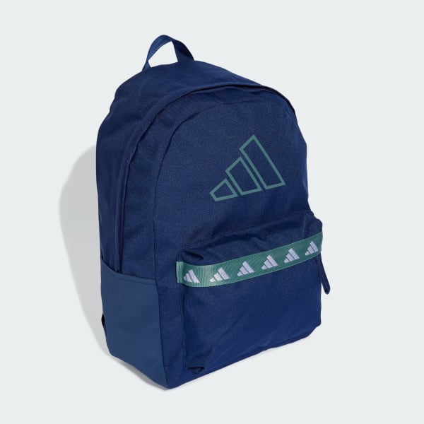Blue adidas Classic Tape Backpack