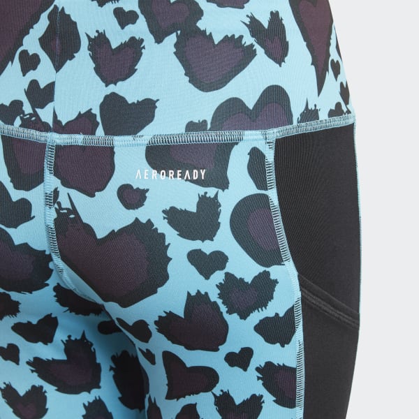 Turquesa Calzas Estampadas AEROREADY