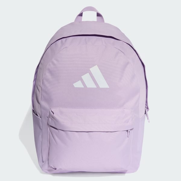 Purple Classic 3 Bar Logo Backpack