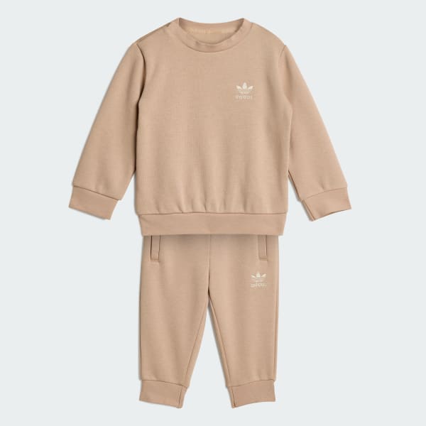 Beige ENSEMBLE SWEAT-SHIRT RAS-DU-COU SET IN