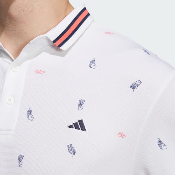 adidas AEROREADY Playgreen Monogram Short Sleeve Polo Shirt