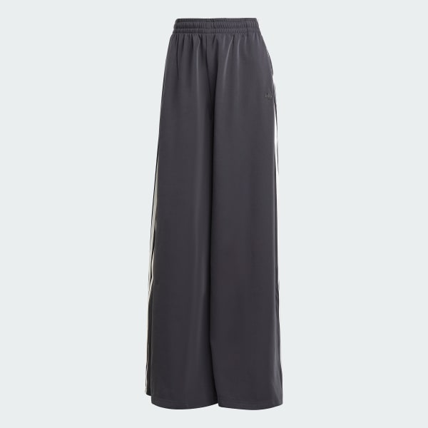 Negro Pantalón Blue Version Satén con Pierna Ancha