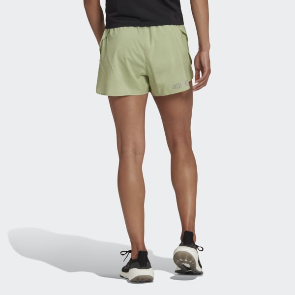 Zielony Adizero Running Split Shorts N0981