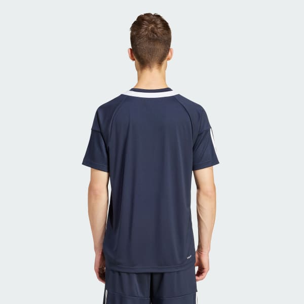 ブルー セレーノ AEROREADY スリーストライプス 半袖Tシャツ