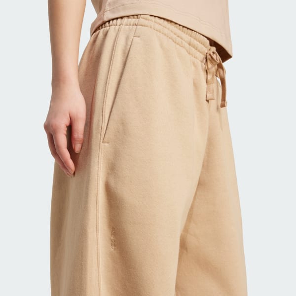 adidas ALL SZN Fleece Loose Pants - Brown | Free Shipping