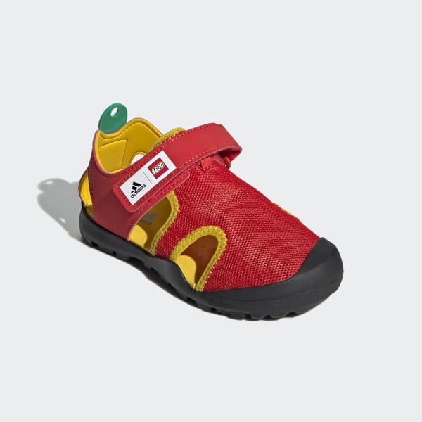 Red adidas Captain Toey x LEGO® Sandals LRO98
