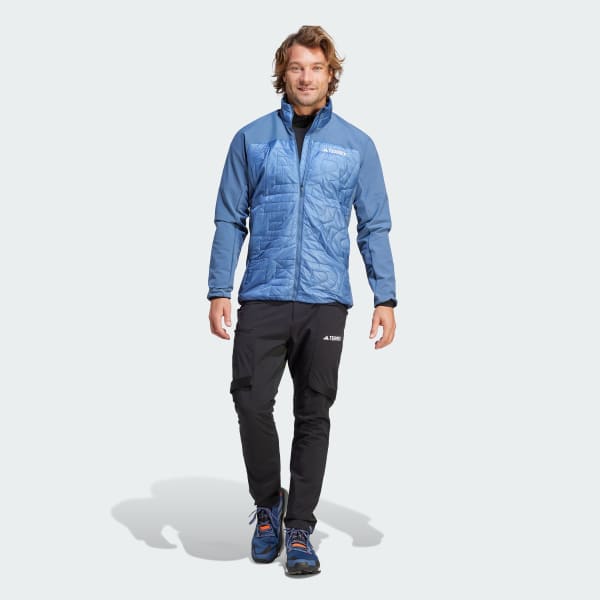 Xperior adidas Blue Jacket Terrex US Varilite | Men\'s adidas Hiking PrimaLoft Hybrid - |