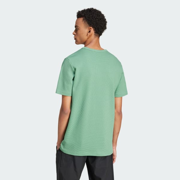Green Trefoil Essentials Waffle Tee