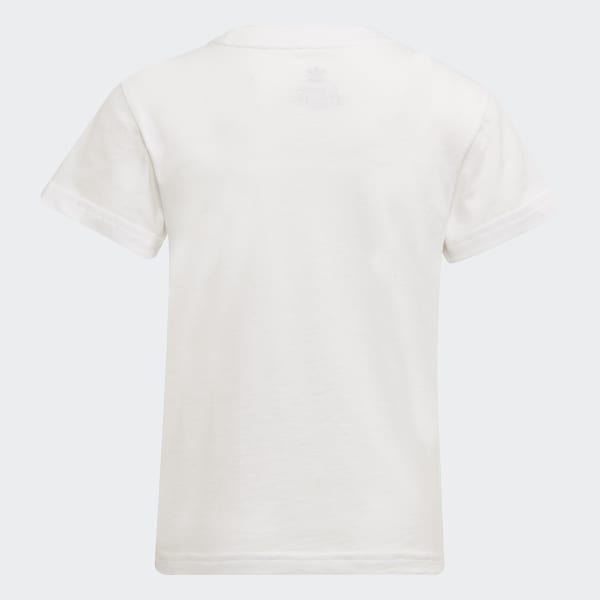 Bianco T-shirt adicolor Trefoil