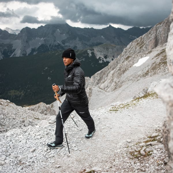 Black Terrex Techrock Down Hooded Jacket