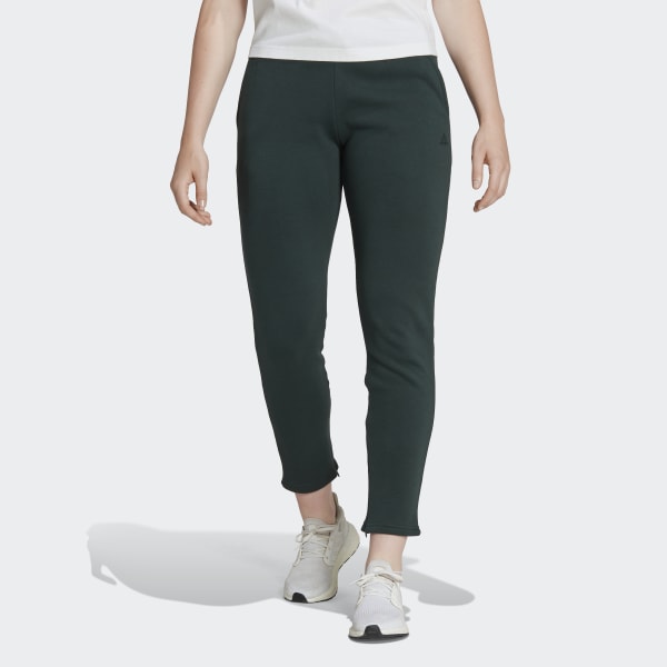 Groen ALL SZN Fleece Tapered Broek V7838