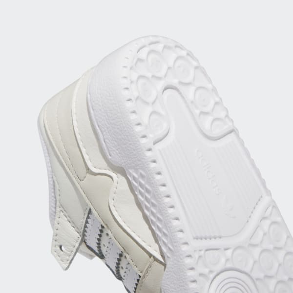 adidas Forum Low Elastic Lace Shoes Kids - White | Free Shipping