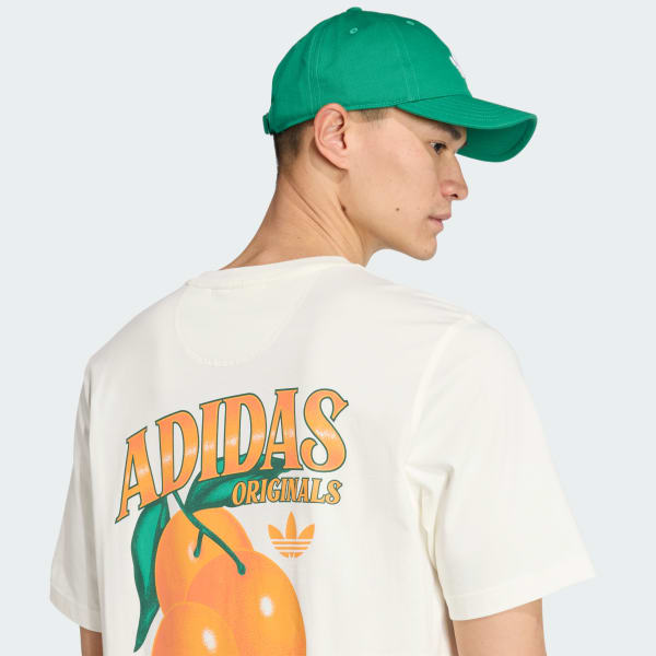 ★人気★adidas★Retro Orange GFX Loose T-Shirt Unisex adidas Retro Orange GFX Loose T-Shirt - White | adidas UK