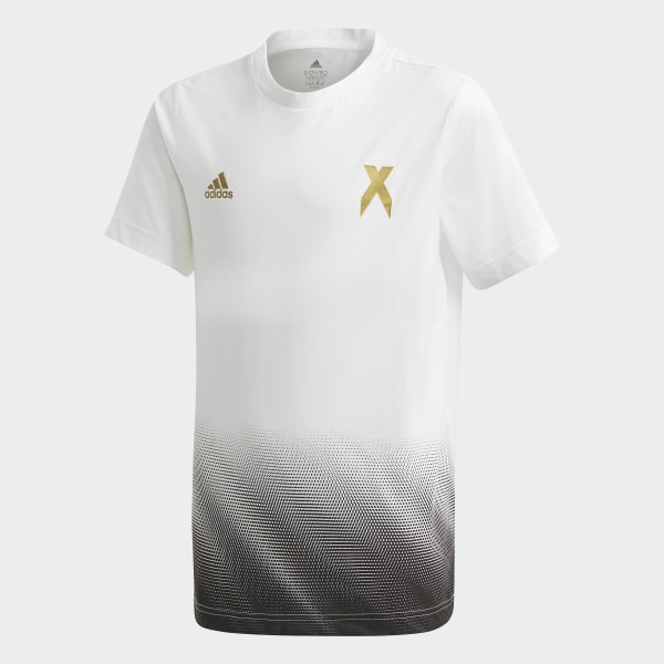 Blanco Remera Football-Inspired X AEROREADY Algodón