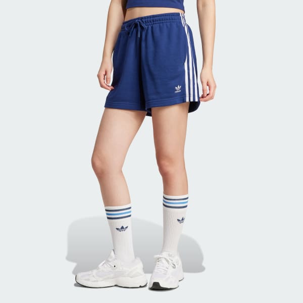 adidas 3 Stripes French Terry Shorts Green adidas Thailand