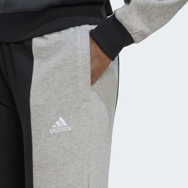 Black Essentials Colorblock Joggers VM176