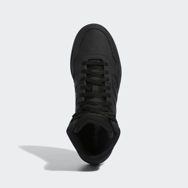 Black Hoops 3 Mid Lifestyle Basketball Mid Classic Shoes