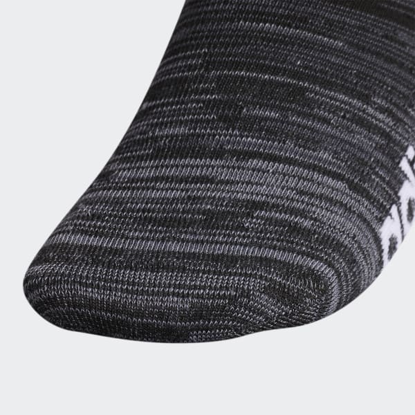 Black Superlite Gradient No-Show Socks 6 Pairs HJQ01A