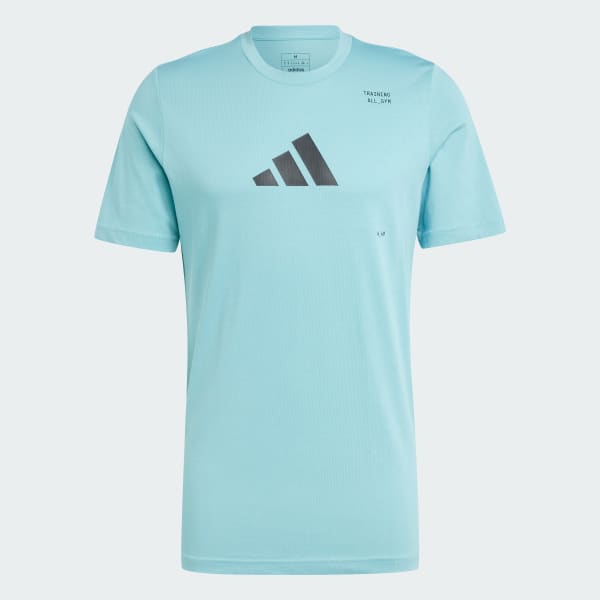 Turquesa Playera Estampada All-Gym Category