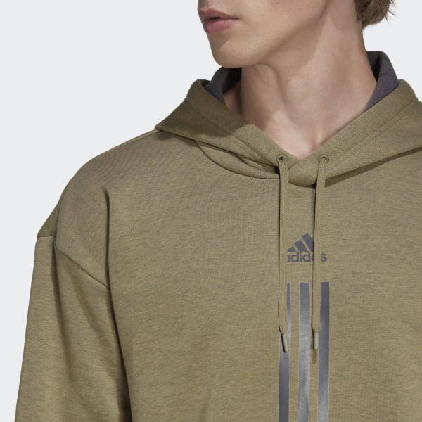 zelená Mikina s kapucňou AlphaStrength Fleece