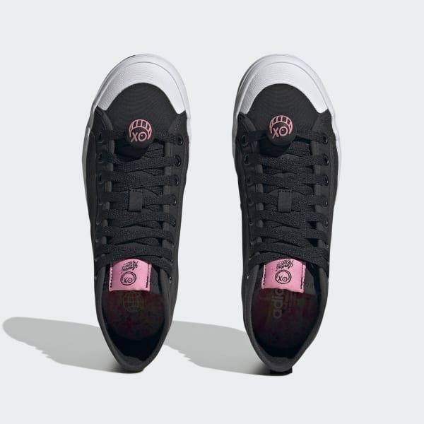 Negro Zapatilla Nizza Platform Mid