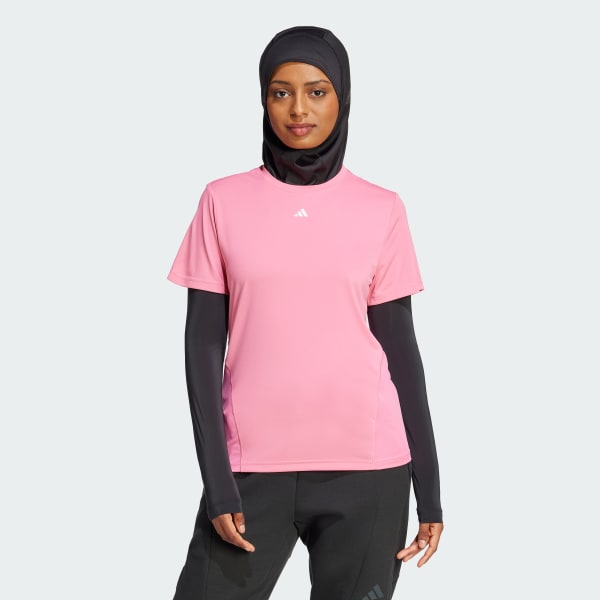 สีชมพู เสื้อยืด Designed for Training