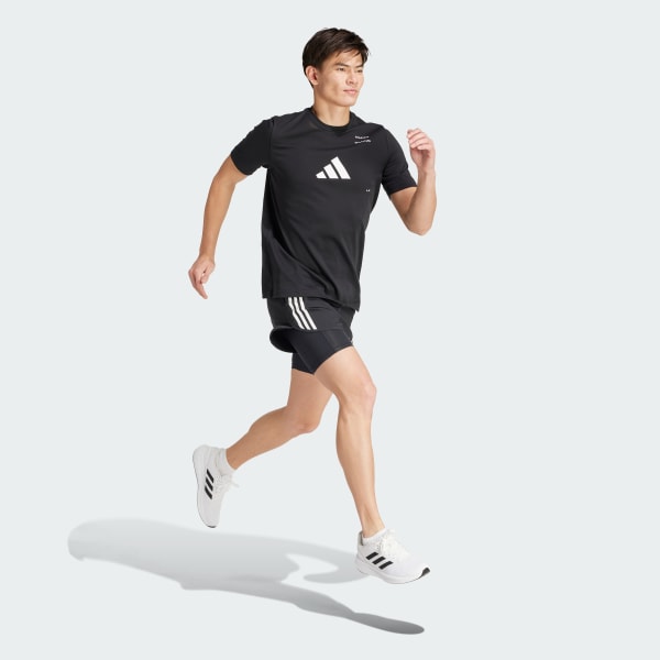 Noir T-shirt graphique Athletics Category