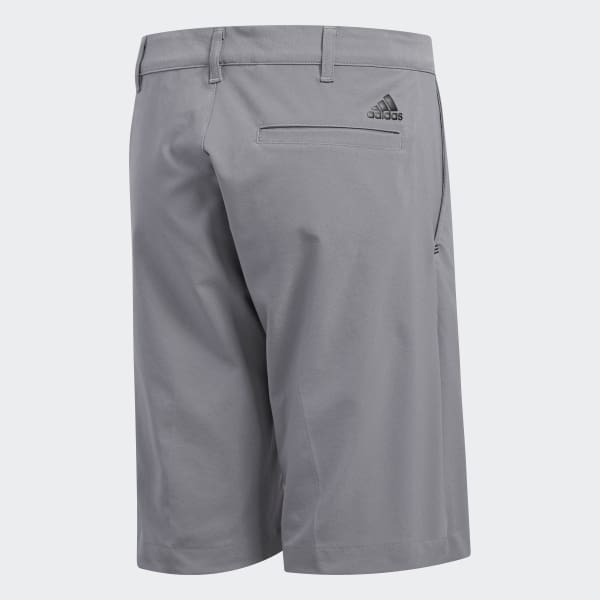 Grey Solid Golf Shorts