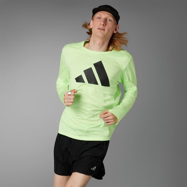 Green Run It Long Sleeve Tee