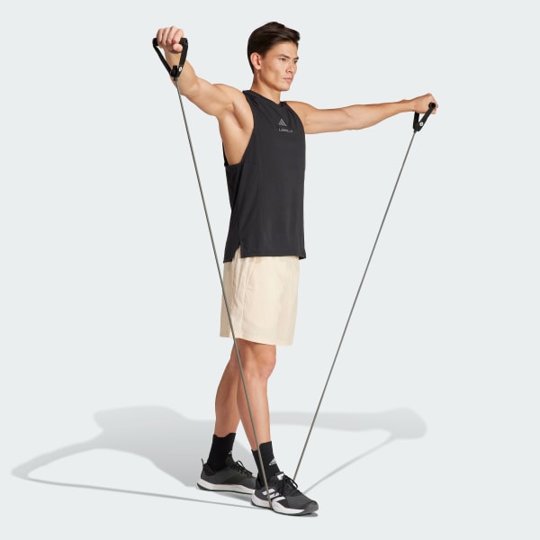 新品　LesMILLS レスミルズ　グラフィックタンク　XL  アディダス アディダス Les Mills グラフィック タンクトップ - ホワイト