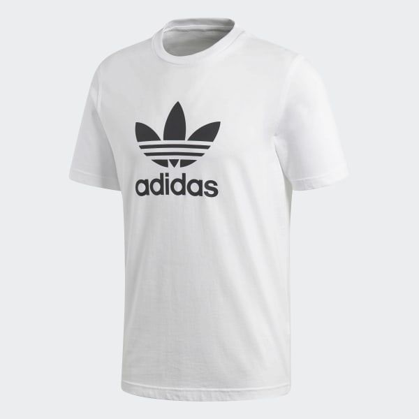 adidas Men's Trefoil T-Shirt in White 