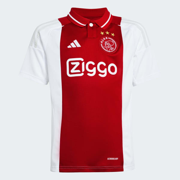 Wit Ajax Amsterdam 24/25 Thuisshirt Kids