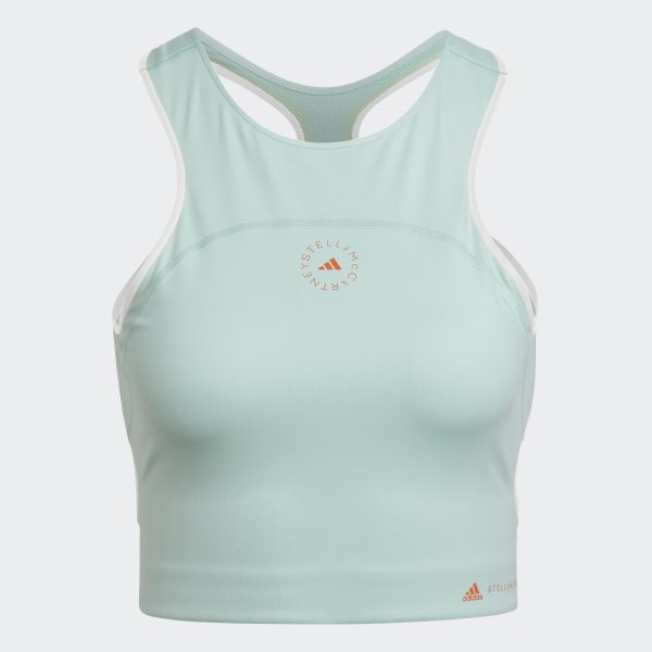 Verde Playera Corta de Running adidas by Stella McCartney TruePace